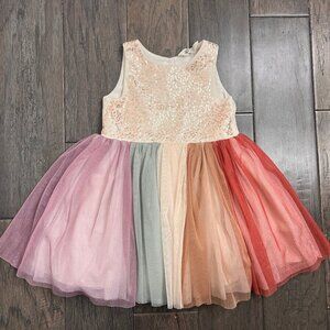 H&M Sequin Tulled Dress